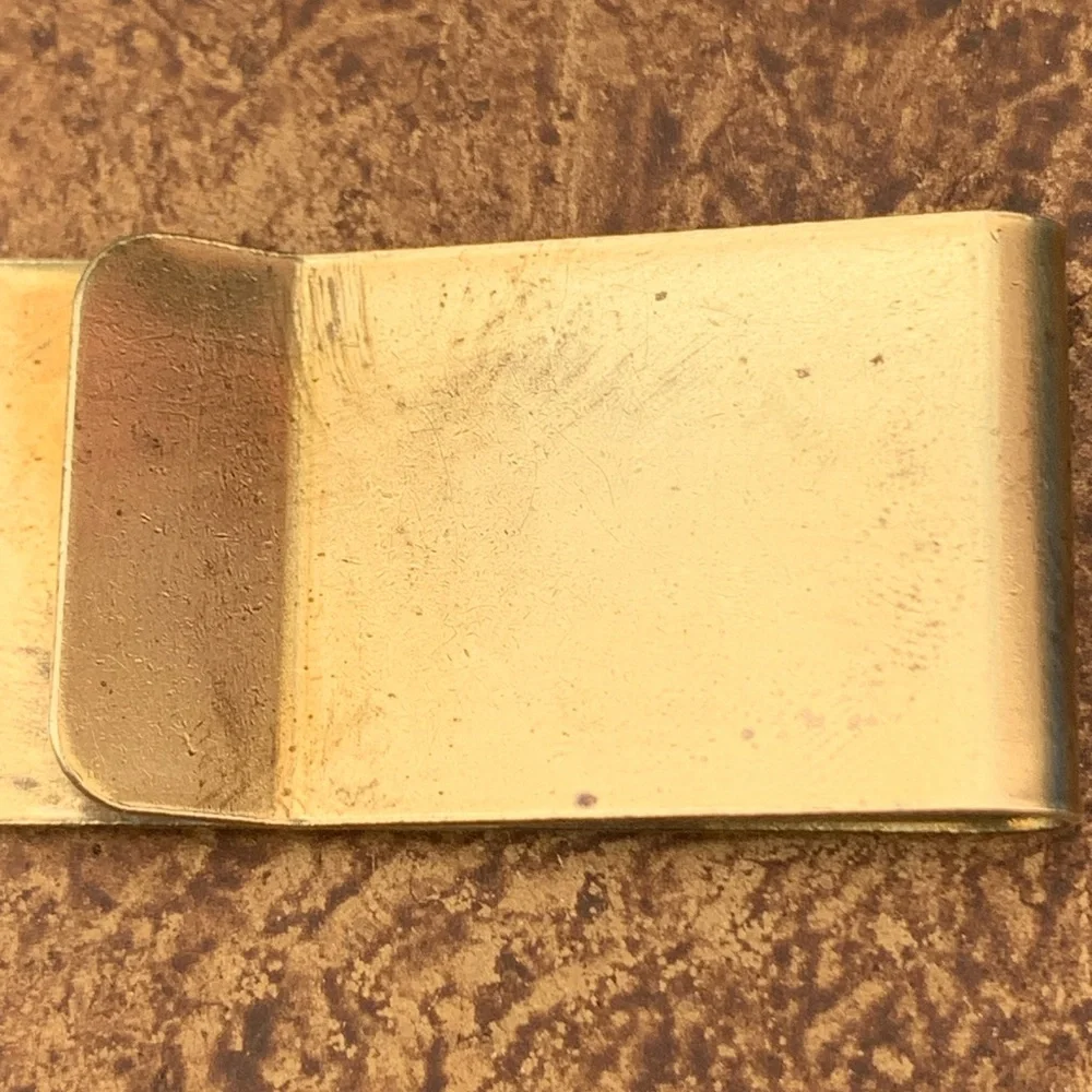 1980 penny handshake money clip men jewelry